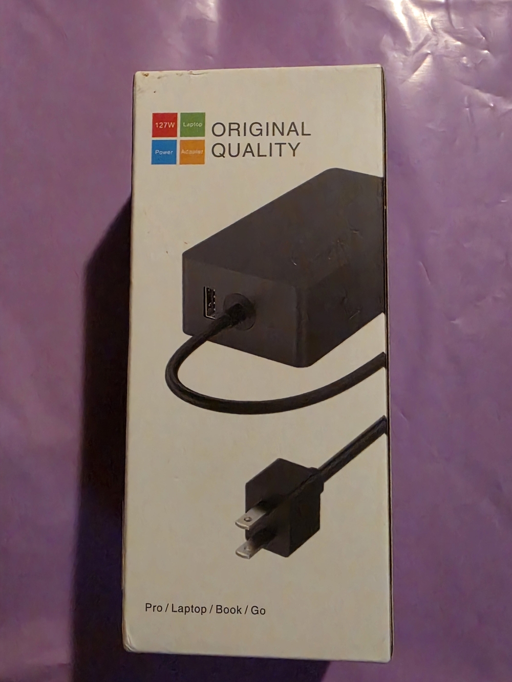 Original Quality Black Laptop Charger Adapter - 127W